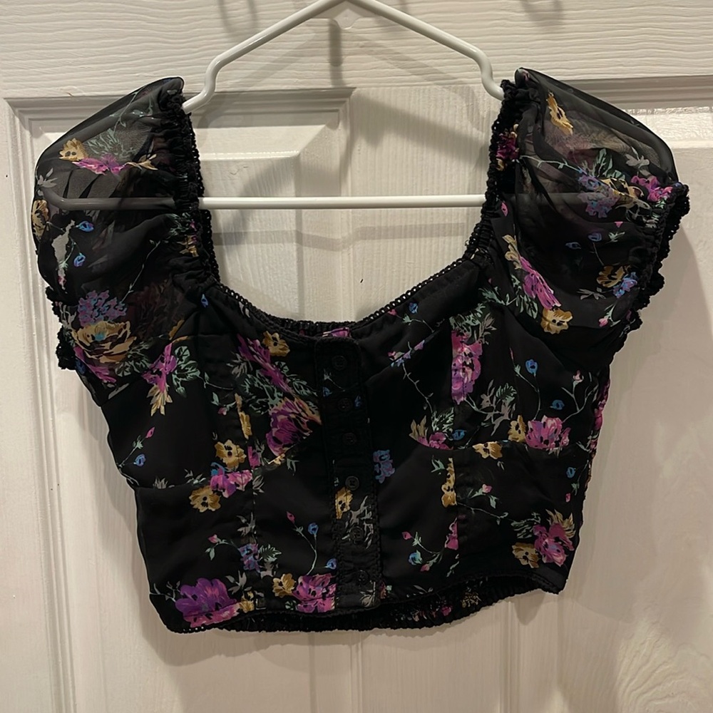 Floral Crop Top